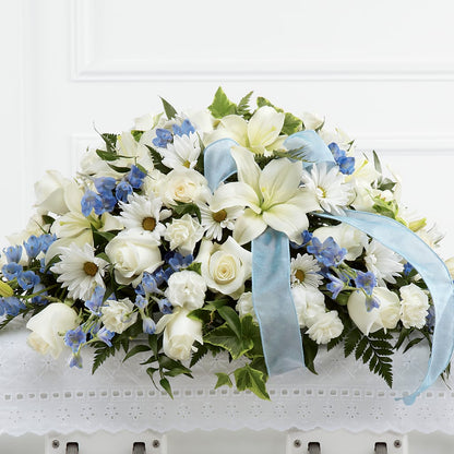 Tender Treasure Casket Spray –  Serrano Flowers, Riverside CA