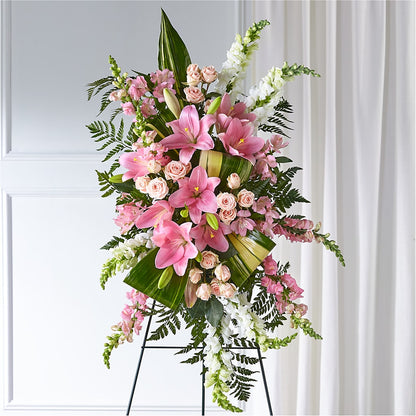 Elegant Embrace Standing Spray –  Serrano Flowers, Riverside CA