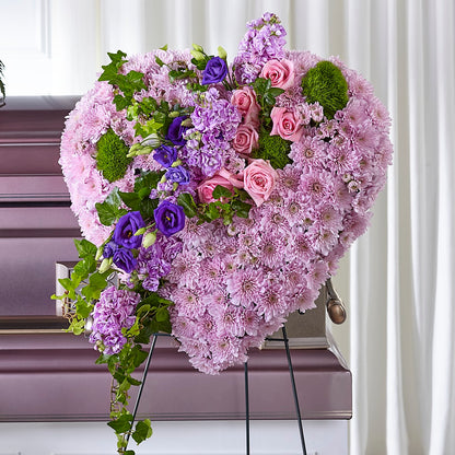 Treasured Love Standing Heart –  Serrano Flowers, Riverside CA