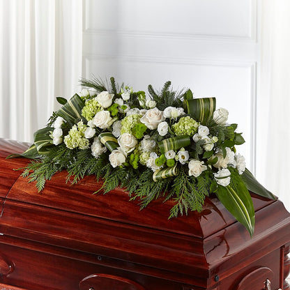 Hopeful Gesture Casket Spray –  Serrano Flowers, Riverside CA