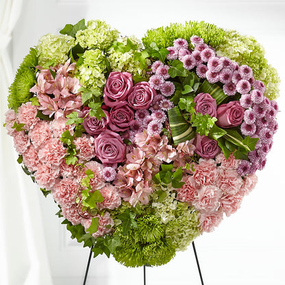 Heartwarming Standing Heart –  Serrano Flowers, Riverside CA