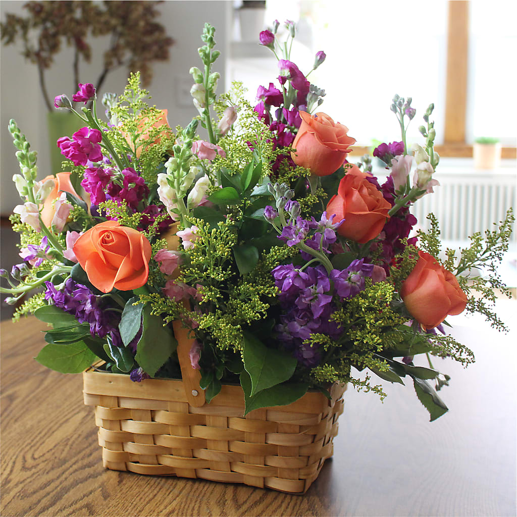 Garden of Life Basket –  Serrano Flowers, Riverside CA