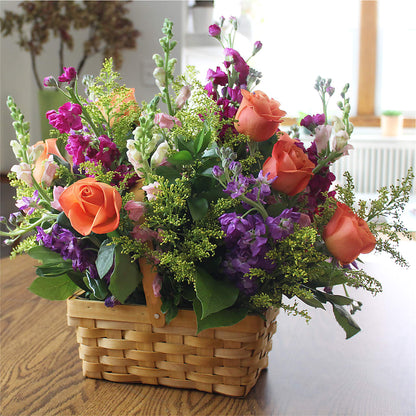 Garden of Life Basket –  Serrano Flowers, Riverside CA