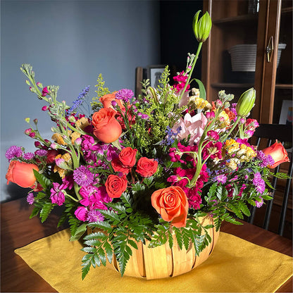 Garden of Life Basket –  Serrano Flowers, Riverside CA