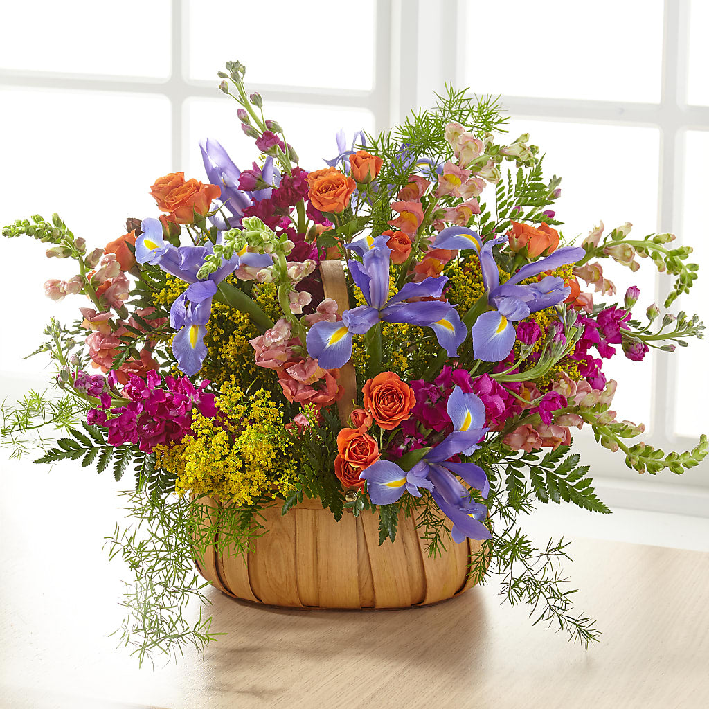 Garden of Life Basket –  Serrano Flowers, Riverside CA