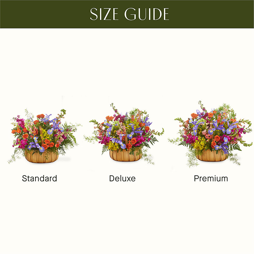 Garden of Life Basket –  Serrano Flowers, Riverside CA