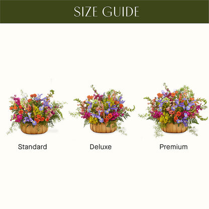 Garden of Life Basket –  Serrano Flowers, Riverside CA