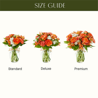 Apricot Glow Bouquet –  Serrano Flowers, Riverside CA