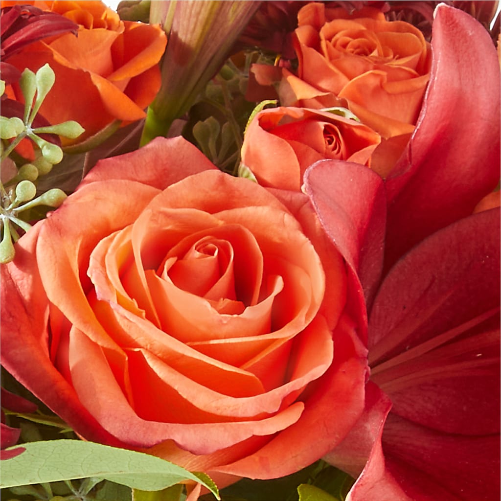 Crimson Leaves Bouquet –  Serrano Flowers, Riverside CA
