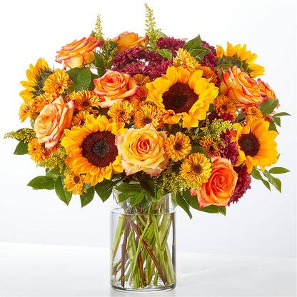 Flannel Scarf Bouquet –  Serrano Flowers, Riverside CA