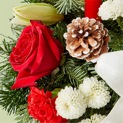 Seasonal Festivities Centerpiece –  Serrano Flowers, Riverside CA