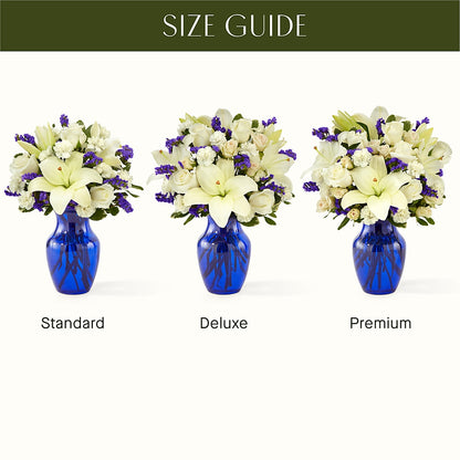 Sapphire Rush Bouquet –  Serrano Flowers, Riverside CA