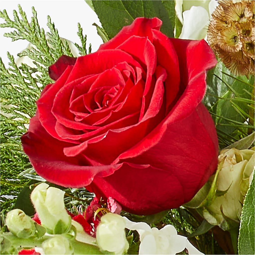 Deck the Halls Bouquet –  Serrano Flowers, Riverside CA