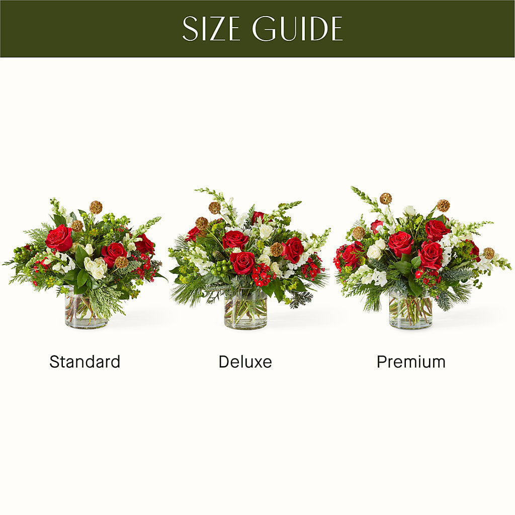 Deck the Halls Bouquet –  Serrano Flowers, Riverside CA
