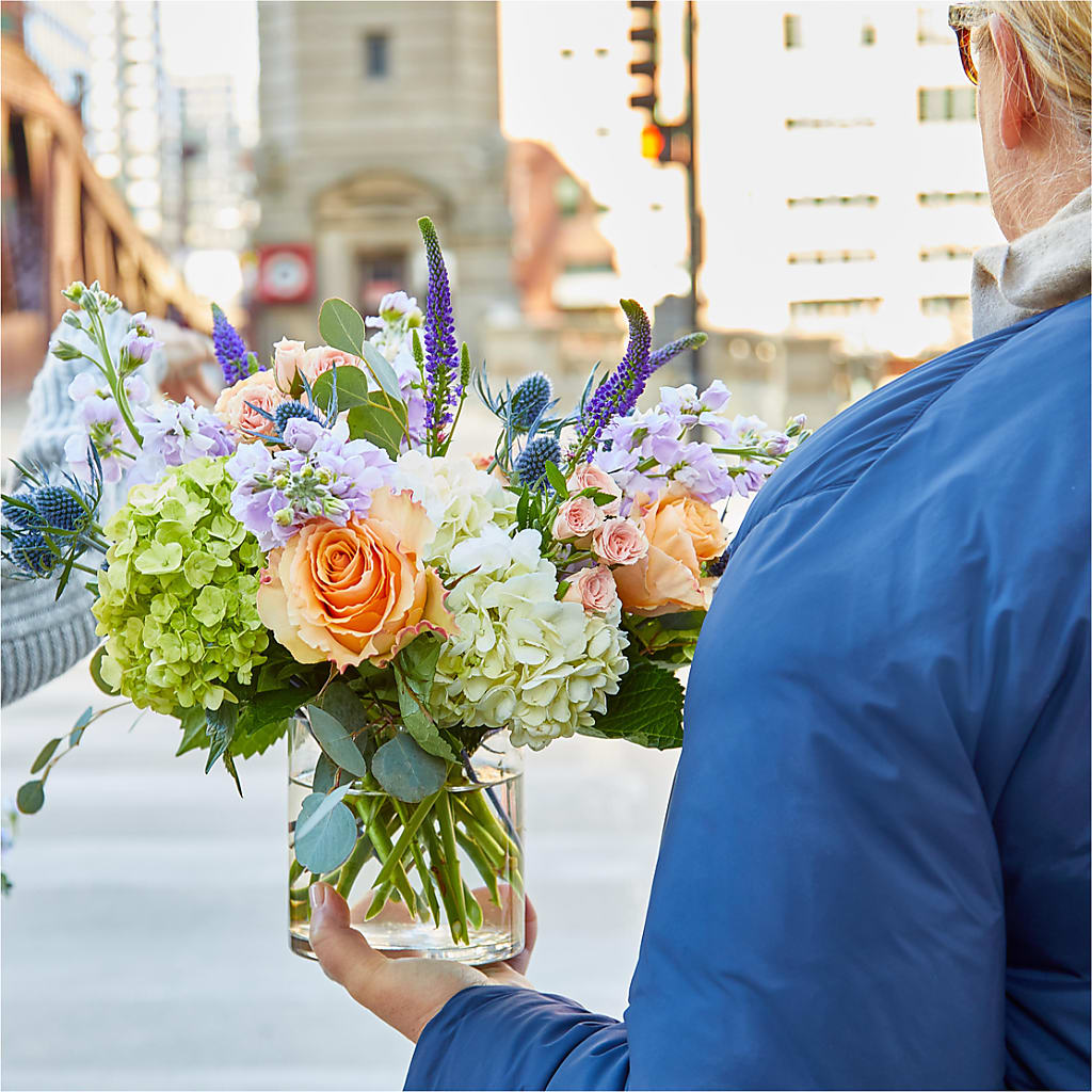 Porch Swing Bouquet –  Serrano Flowers, Riverside CA
