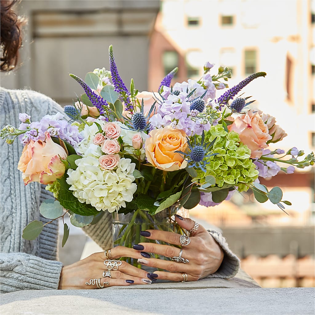 Porch Swing Bouquet –  Serrano Flowers, Riverside CA