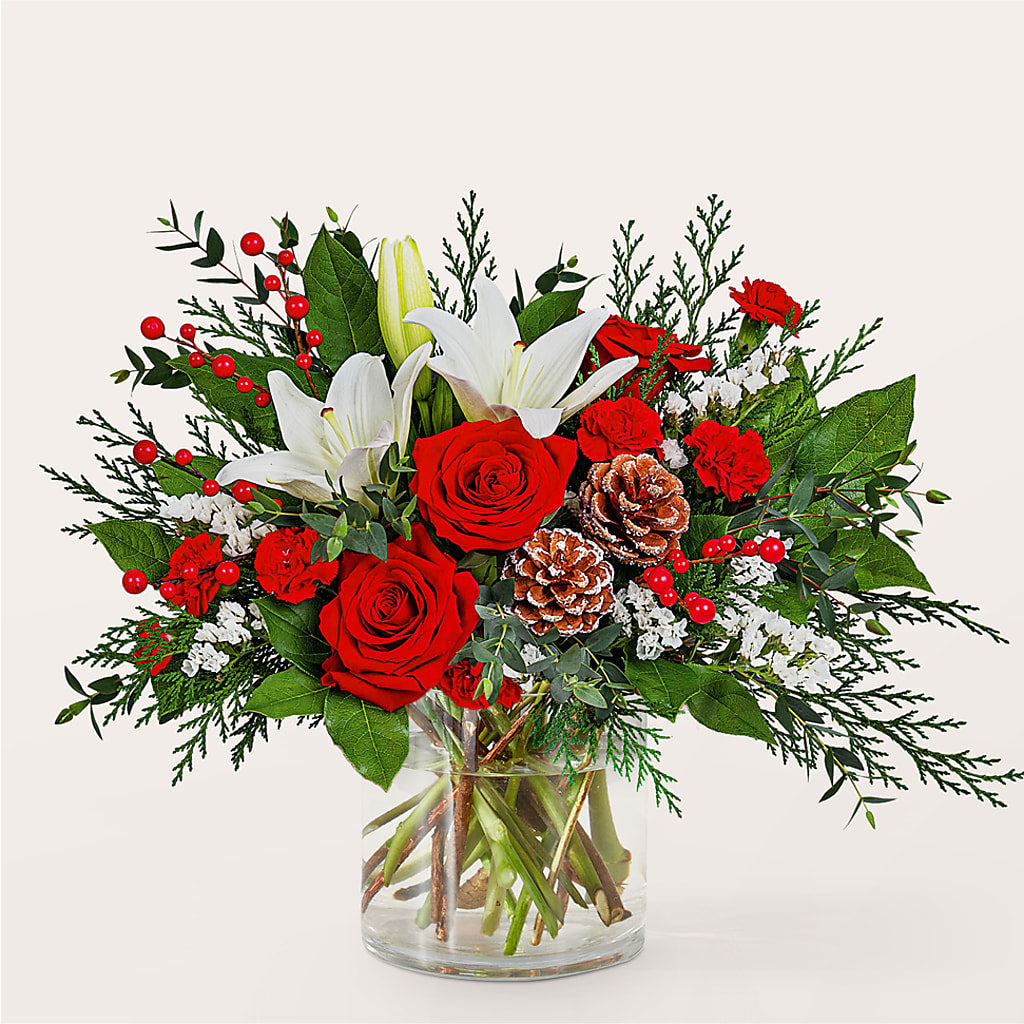 Best in Snow Bouquet –  Serrano Flowers, Riverside CA