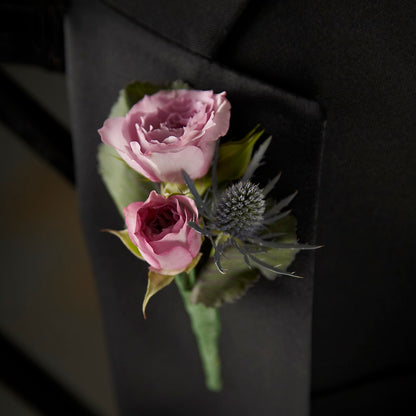 Veronica Boutonniere –  Serrano Flowers, Riverside CA