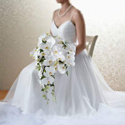 Classic White Bouquet –  Serrano Flowers, Riverside CA