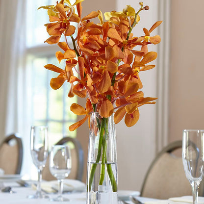 Orange Mokara Bud Vase –  Serrano Flowers, Riverside CA