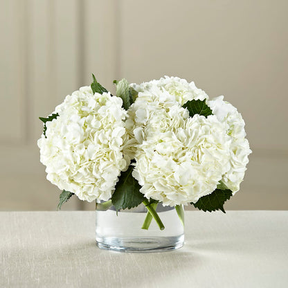 White Hydrangea Bouquet –  Serrano Flowers, Riverside CA
